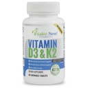 Bästa vitamin D3 2000 IE + K2 - Optimerad absorption i bästa form MK7 för lunghälsa, starka ben och hälsosamt hjärta - allt naturligt - körsbär smak - 90 tuggbara tabletter - 3 månaders leverans!