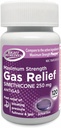 Gas Relief Maximal Styrka, Simethicone 250 mg, (120 Softgels), snabb lindring från gas, uppblåsthet, smärtsamt obehag, Jämför med maximal styrka Phazyme Active Ingredient