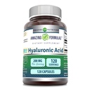 Fantastiska formler Hyaluronsyra Supplement | 200 Mg Per Servering | 120 kapslar | Icke-GMO | Glutenfri | Tillverkad i USA