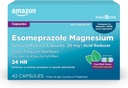 Grundläggande vård Esomeprazole Magnesium Försenad frisättning Capsules 20 mg, Acid Reducer, Cool Mint, 42 greve (3 Packs av 14)
