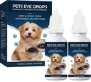 Cataract Drops for Dogs, Dog Eye Drops, Improve Vision Clarity, Improve Eye Vision och Cataracts (2 x 10 ml)