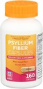 Rite Aid Psyllium Fiber Capsules, 160 Count, Psyllium Fiber Supplement, | Förstoppningshjälp | 100% naturlig Psyllium Husk Fiber | Hjälper återställa reglering | Främjar Digestive Health