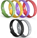 Mosquito Repellent Armband, 6 Pack Silicone Mosquito Repellent band med DEET Free, Natural & Waterproof Bug Wristbands för barn och vuxna, Outdoor Traveling Protection