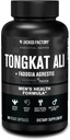 Jacked Factory Indonesian Tongkat Ali + Fadogia Agrestis - 200:1 Extract Longjack Tongkat Ali för män med Fadogia Agrestis 600mg & Primavie Shilajit för att stödja vitalitet, energi och humör - 60 kapslar