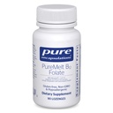 Pure Encapsulations PureMelt B12 Folate - Aktiv B-vitamin med L-5-MTHF - Metabolism Support & Red Blood Cell Funktion * - Icke-GMO & Vegan - 90 Lozenges