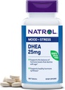 Natrol Mood & Stress DHEA 25mg med kalcium, kosttillskott för balans av vissa hormonnivå och humörsupport, 180 tabletter, 180 dagars leverans