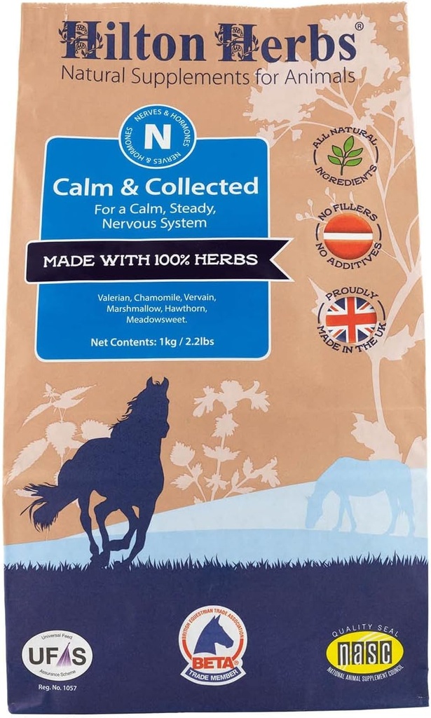 Hilton Herbs Calm och samlade 1 kg