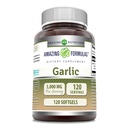 Fantastiska Formler Garlic Supplement | 50 Mg Concentrate (100:1) | 5000 Mg Equivalent | 120 Softgels | Non-GMO | Gluten-Free | Made in USA