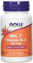 Nu livsmedel, Mk-7 Vitamin K-2 100 Mcg, 60 Vegg kapslar