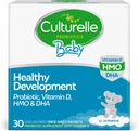 Culturelle Baby Healthy Development Probiotic, Vitamin D, HMO & DHA Packets, hjälper till att främja ett hälsosamt immunsystem & Digestive System* i spädbarn & barnåldrar 1 +, Gluten Free & Non-GMO, 30 Count (Pack of 1)