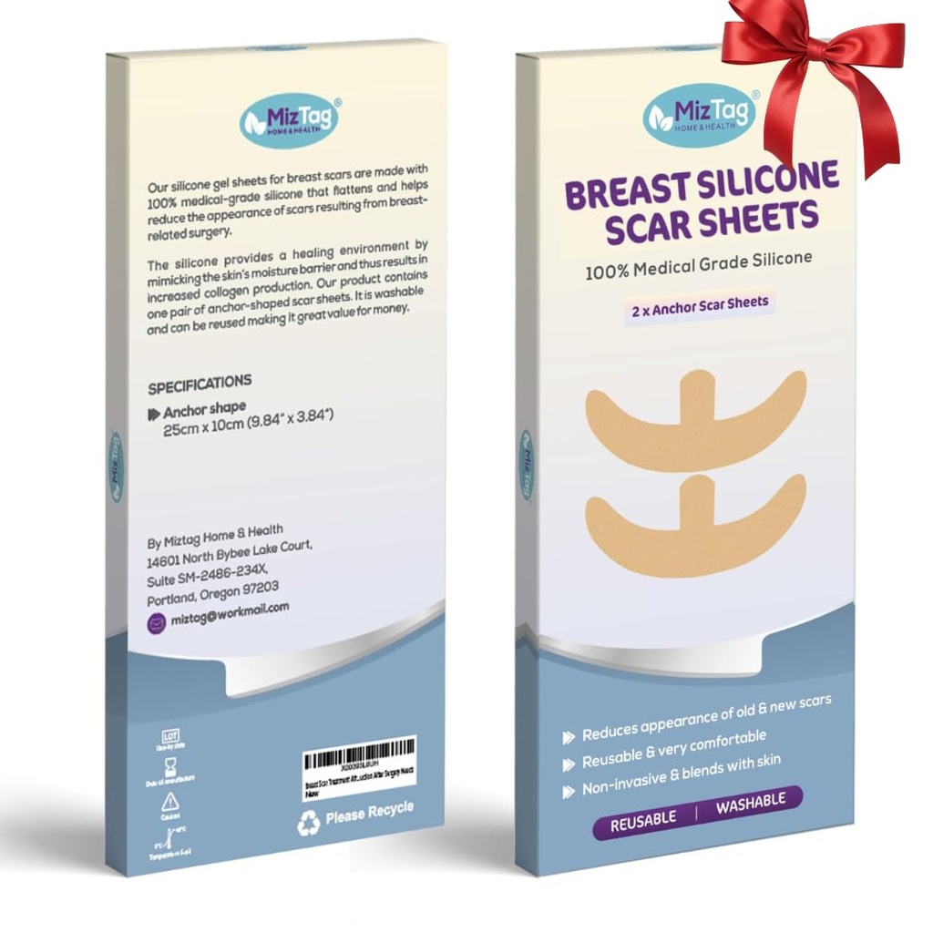 Breast Surgery Recovery Essentials - Breast Silicone Scar Sheets for Comfort and Healing - Perfekt för Post-Op Wear Essentials