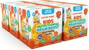 Cover Three Supplements for Kids Brain Supplement Smoothie, Omega 3 Liquid Childrens DHA Fish Oil, Health Kids Focus and Attention, Emotional Support, 20 Pouches, Pack 6