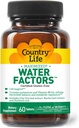 Country Life Water Factors - med kalium och B6 för elektrolytbalans - 60 tabletter