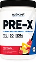 Nutricost Pre-X Xtreme Pre-Workout Complex Powder, Fruit Punch, 30 Servings, Vegetarian, Non-GMO och Gluten Free
