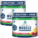 BioTrust Ageless Muscle Builder - Kreatin HMB-pulver med vitamin D3 & Betaine - Bygg och bevara naturligt minskande muskelmassa och styrka - Fruit Punch, 60 portioner