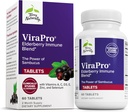 Terry Naturally ViraPro - Tillägg med Herbal Blend för immunstöd - Tillägg med Elderberry, Zink & Selenium - Stöd Immun Response - 60 tabletter