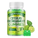 Citrus Bergamot 1500mg, Citrus Bergamot Gummies for Healthy Cholesterol, Bergamot Supplements 25:1 Extract från Italien Bergamot, Resveratrol & Niacin - Natural Vegan 60 Gummies