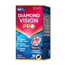 AFC Japan Diamond Vision PRO - Förbättrad, Up-Sized Formel - Lutein & Zeaxanthin 4X med ögonvitaminer - Visuell hälsotillskott för vuxna, Screen Exposure, Night Use, 60 Softgels