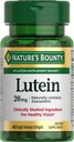 Naturens Bounty Lutein Pills, Eye Health Supplements och vitaminer, Support Vision Health, 20 mg, 40 Softgels