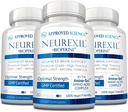 Godkänd vetenskap Neurexil - Naturlig Nootropic Support med DMAE - Förbättra hjärnfunktionen, Sharpen Clarity, Boost Memory - L-Tyrosine, Ginkgo Biloba, Huperzine A, BioPerine - 3 månaders leverans