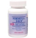 Dee Cee Labs Formel 303 Maximal Styrka All-Natural Relaxant tabletter, 250 tabletter; All-Natural Relaxant som innehåller Magnesium för ömma muskler, Passion Flower och Valerian Root