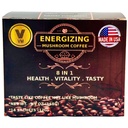 VM Energizing Mushroom Coffee-Reishi med Ginseng & Carbo Mix-Instant kaffe. Naturligt Ganoderma med omedelbar kafé.Dietary tillskott.8-i-1 Mushroom Coffee. Blanda kaffe ekologisk klassiker. Tillverkad i USA.(14) SS S