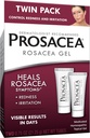 Prosacea - Medicated Rosacea Treatment for Face - Heals Rosacea Symptom på rodnad, finnar och irritation - Fragrance Free - Twin Pack - Två 0,75oz rör (1,5oz Total)