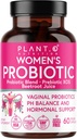 Vaginal probiotika för kvinnor med 4 Lactobacillus Strains Probiotic & Prebiotic Blend för pH Balance, Healthy Vaginal Odor & Vaginal Flora