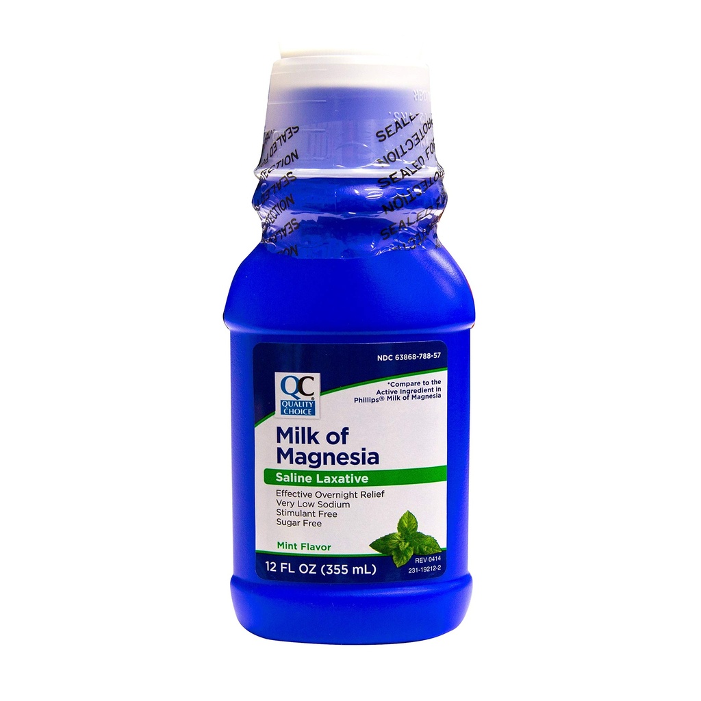 Kvalitetsvalmjölk av Magnesia Mint smak 12 Fl Oz (Pack of 6)