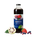 JAVA NONI JUICE EXTRACT med 7 BERRY BLEND - 33,8 fl oz (1L) flaska - 100% ren Resveratrol & Fermenterad av ALLBIO