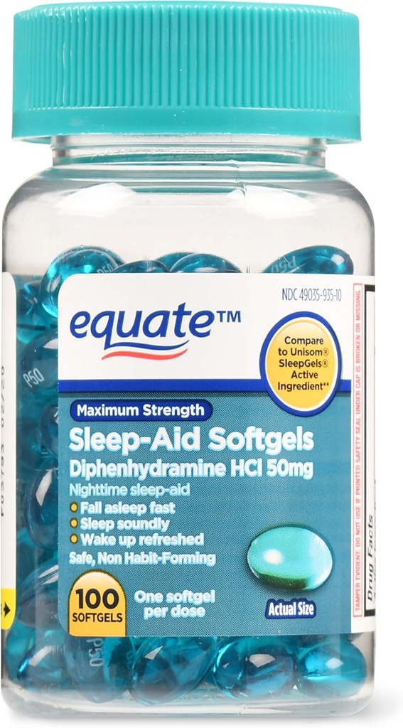 Lika Maximal Styrka Sleep-Aid Softgels, 50 mg, 100 greve