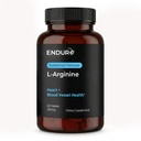 Endur L-Arginine Supplement, hjälper till att stödja hälsosamt blodflöde och hjärtfunktion, träningsprestanda och immunhälsa, glutenfri, 350 mg (60 tabletter)