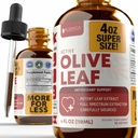 Rejuvica Health Active Olive Leaf 4oz XL Super Size Tincture - Avancerad Olive Leaf Liquid Extract - Naturligtvis upptar Oleuropein - Immune & Heart Support Drops