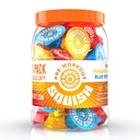 Squish Pre Workout Energy Shots, Beta-Alanine, Citrulline, Caffeine, L-Theanine, Alpha-GPC, Plant Based ingredienser stöd och förbättra träning, Blue Repsberry, Pineapple Press, PR Punch, 24 ct. Jar
