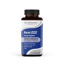 Rest-ZZZ Extra Strength - Sleep Support Supplement - Fall Asleep & Stay Asleep - Calms Nervous System - Naturligt enkelt muskelspänning och rastlöshet - Low Dose Melatonin GABA & Chamomile - 60 kapslar