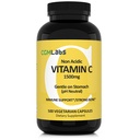Icke surt vitamin C kosttillskott 1500mg med kalcium. Gentle på mage, immun / benstöd (500)