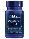 Life Extension Vegetarian DHA, Omega-3 från Alger för kognition, Mood & Eye Health, Gluten-Free, Non-GMO, Vegan, 30 mjukgels