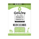GoLive Probiotics for Adults and Kids, Melon and Cucumber, 10ct- Probiotics for Adults and Kids, Prebiotic Fiber for Gut and Digestive Health, rekommenderad av läkare och Dieitians