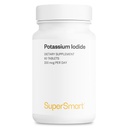 SuperSmart - Kaliumjodid KI 200mcg per dag (stabil jod) - High Potency Shield | Non-GMO & Gluten Free | 60 tabletter