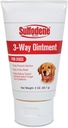 Sulfodene Dog Wound Care 3-Way Ointment, lindrar smärta och förhindrar infektion för hundskärningar, skrapor, bitar och skador, 2 ounce