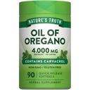 Naturens Sanning Oregano Oil Softgels | 90 Pills | Innehåller Carvacrol | Non-GMO & Gluten fri tillägg