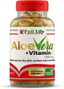 Full Life Aloe Vera + Vitamin E, 60 Breakable Capsules - Moisturising, Anti-aging - frisk hudvård