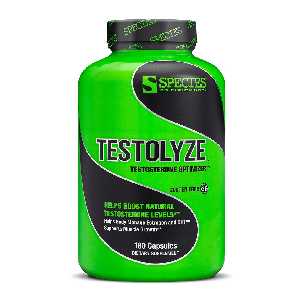 Arter Nutrition Testolyze Natural Testosteron Booster, tillverkad med 1250mg Tribulus, DIM, Indole 3 Carbinol, Saw Palmetto, T Booster, Supplement för Bodybuilding, Ökad Libido 180 Caps