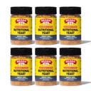 Bragg Nutritional Yeast Smoky BBQ Seasoning - (6 Pack) 3 oz - Dairy-Free Parmesan Cheese Substitute - Perfekt för sallader, Pastas, Popcorn och mer