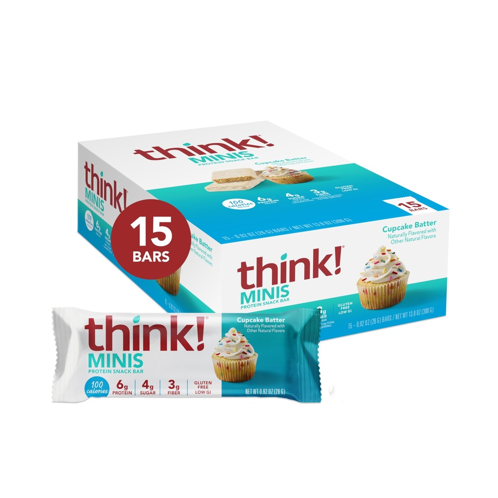 Tänk! Minis, Cupcake Batter, 15 Count