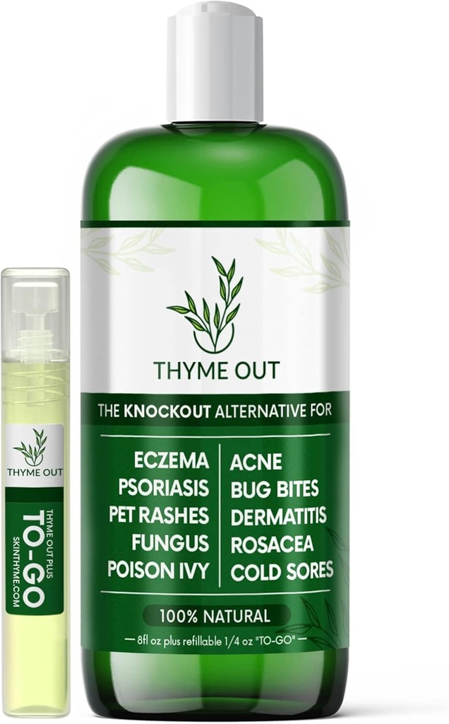 All Natural Eczema Behandling - Psoriasis Behandling - en All-in-One Lösning för Acne, Dermatit, Rosacea, Cold Sores, Pet Rashes, Bug Bites och Poison Ivy - Anti-Itch Spray för Itchy Skin Relief