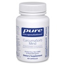 Rena inkapslingar CurcumaSorb Mind | Tillskott för att stödja minne, skärpa och kognitiv funktion * | 60 kapslar