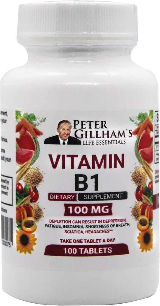 Peters val B1 tabletter kosttillskott (B1 100mg, 100 tabletter)