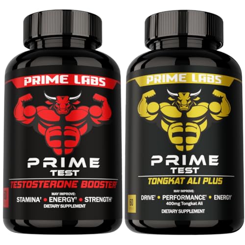 Prime Labs Prime Testosteron Booster (60 ct) + Tongkat Ali Plus (60 ct)