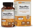 RejuviFlex - Naturligt gemensamt tillskott w / ApresFlex Boswellia AKBA, gurkmeja Curcumin, Piperine & White Willow Bark - för funktion av händer, knän, övergripande gemensam hälsa (90 kapslar)